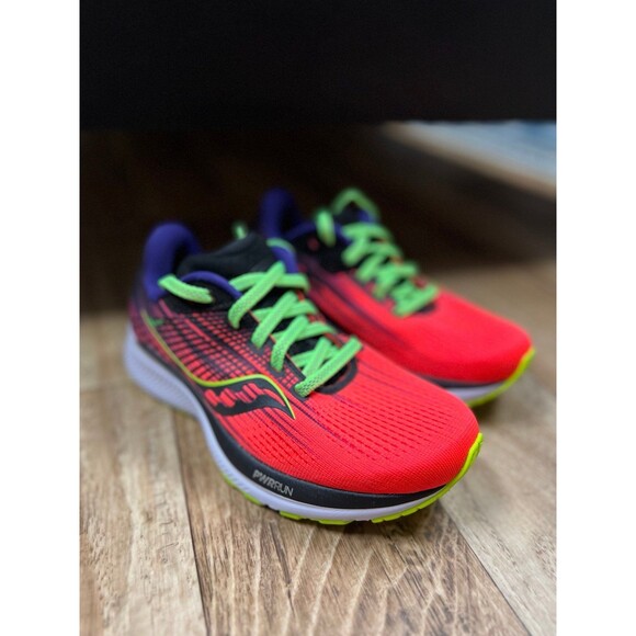 SAUCONY Guide 14 Vizi Pro Multicolor Neon Womens Running Shoes S20654-66 US 5 - Picture 1 of 5